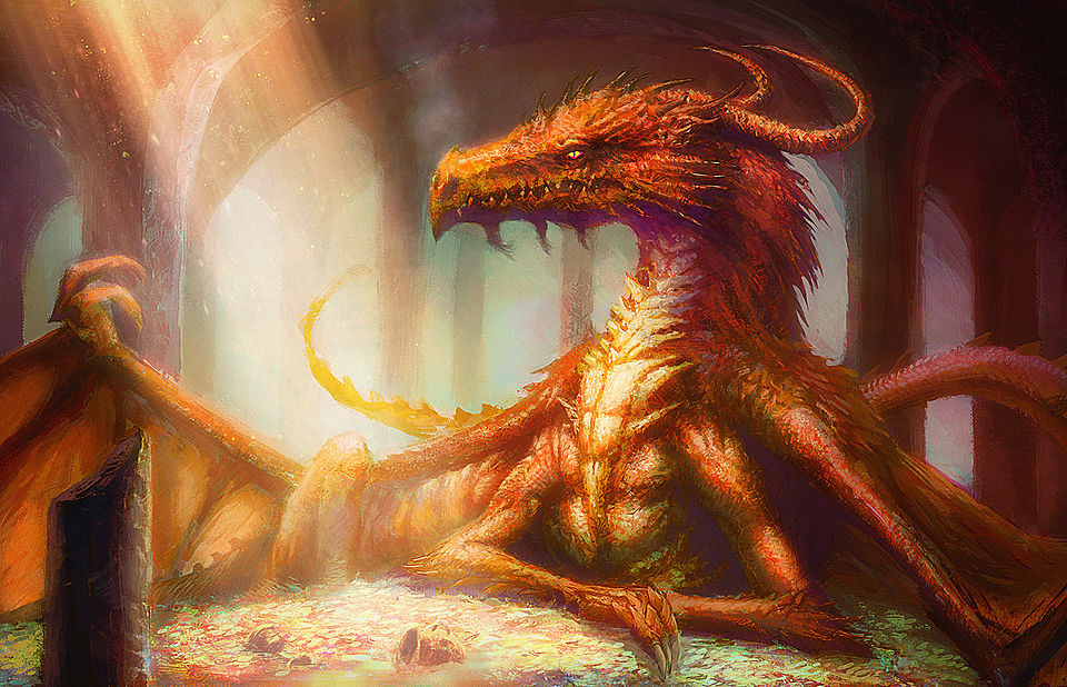 Beowulf, Lo Hobbit e il Drago